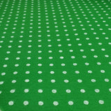 Pannolenci Bedruckt – HELLGRÜN/WEIßE TUPFEN – Mindestschnitt oder Vielfaches von 25 x 180 cm