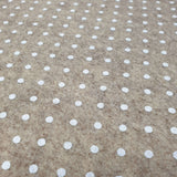 Pannolenci Stampato h 180 cm - CAMMELLO/POIS BIANCHI