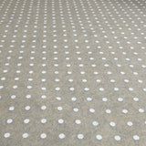 Pannolenci Stampato H 180 cm - SABBIA/POIS BIANCHI