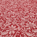 Pannolenci Stampato H 180 cm - BORDEAUX/PIZZO BIANCO