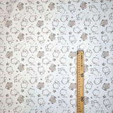 Piquet millerighe H 150 cm - GATTINI GRIGI