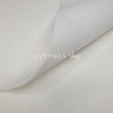 TOILE EMIANE 11 FILS - F.LLI GRAZIANO - BLANC - coupe minimum ou multiples de 25 x 180 cm