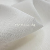 TOILE EMIANE 11 FILS - F.LLI GRAZIANO - BLANC - coupe minimum ou multiples de 25 x 180 cm