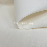 TOILE EMIANE 11 FILS - F.LLI GRAZIANO - CRÈME - coupe minimum ou multiples de 25 x 180 cm