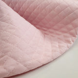 Trapuntato in piquet di cotone H 140 cm - ROSA BABY