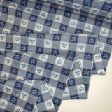 Tovagliato Tirolese H 180 cm - BLU