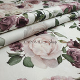 Panama Digital Fund Cotton - ROSE - coupe minimum ou multiples de 25 x 280 cm