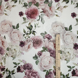 Panama Digital Fund Cotton - ROSE - coupe minimum ou multiples de 25 x 280 cm