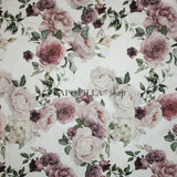 Panama Digital Fund Cotton - ROSE - coupe minimum ou multiples de 25 x 280 cm