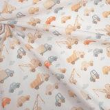 Tessuto Cotone "Collezione Baby Wonderland" H 145 cm - BRUM BRUM