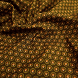 Cotone Americano H 110 cm - CERCHIETTI CON FIORELLINO