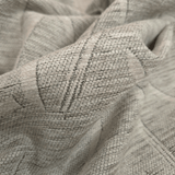 Tessuto Arredo Ciniglia/Jacquard H 140 cm - GEOMETRICO GRIGIO/LUREX ARGENTO