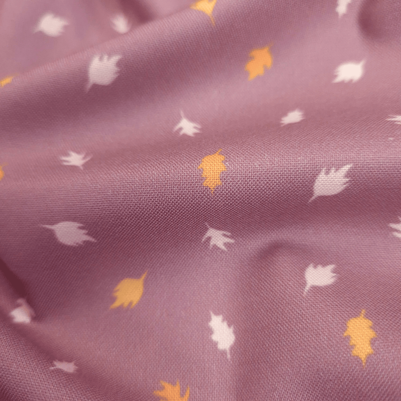 Cotone Americano H 110 cm - FOGLIOLINE/ROSA ANTICO