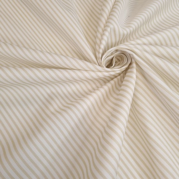 Piquet millerighe H 150 cm - RIGHETTE BEIGE/BIANCO