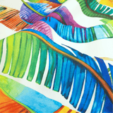 Tessuto no stiro H 160 cm - PIUME MULTICOLOR