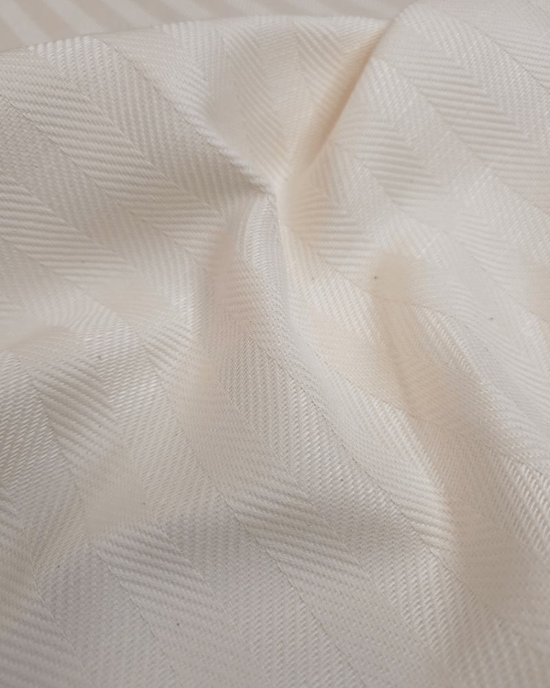 Asciugapiatti "Rinfranto Spigato" Misto Lino - ECRU