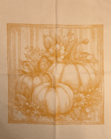 Asciugapiatti in puro cotone - ZUCCHE/GIALLO