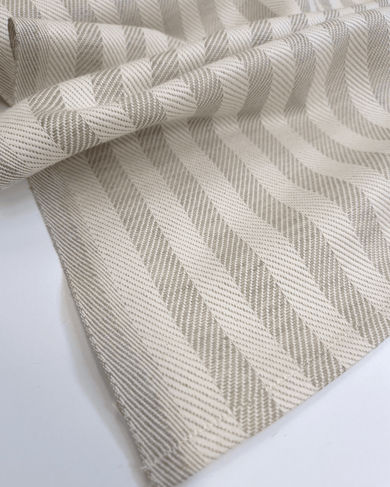 Asciugapiatti "Rinfranto Spigato" Misto Lino - GRIGIO