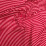Cotone Americano H 110 cm - RIGHE ROSSE