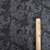 Tessuto Cotone H 280 cm - FANTASIA NERO/GRIGIO