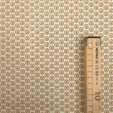 Cotone Americano H 110 cm - CERCHIETTI CON FIORELLINO