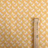 Coton Enfant - Licornes blanc/jaune - coupe minimum ou multiples de 25 x 290 cm