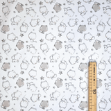 Piquet de coton H 150 cm - CHATONS GRIS