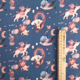 Baumwolljersey H 150 cm - SEESTERN/MEERWASSER