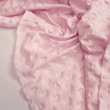 Minky H 150 cm - CUORI BABY ROSA