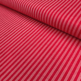 Cotone Americano H 110 cm - RIGHE ROSSE