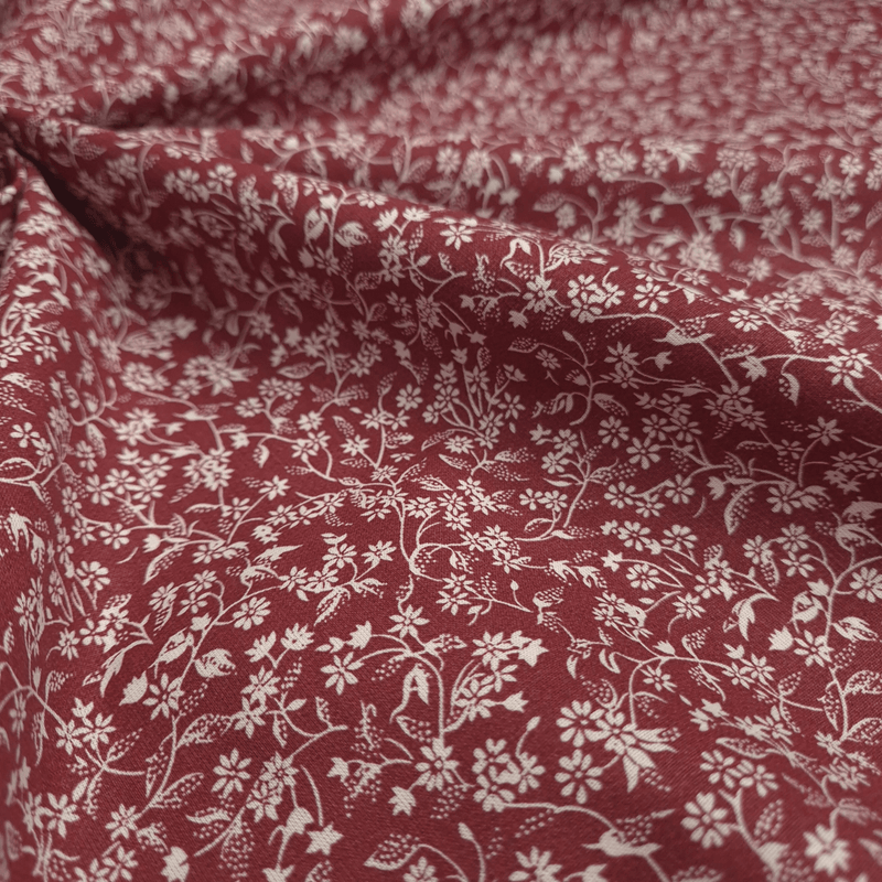 Cotone Percallino H 290 cm - BORDEAUX