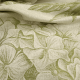 Tovagliato Fiandra in Misto Lino H 180 cm - ORTENSIE VERDE