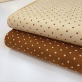 Cotone Americano H 110 cm - POIS RUGGINE