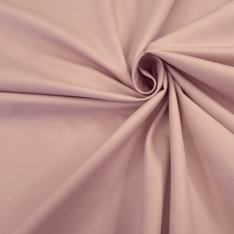 Cotone Percalle H 310 cm - ROSA ANTICO CHIARO
