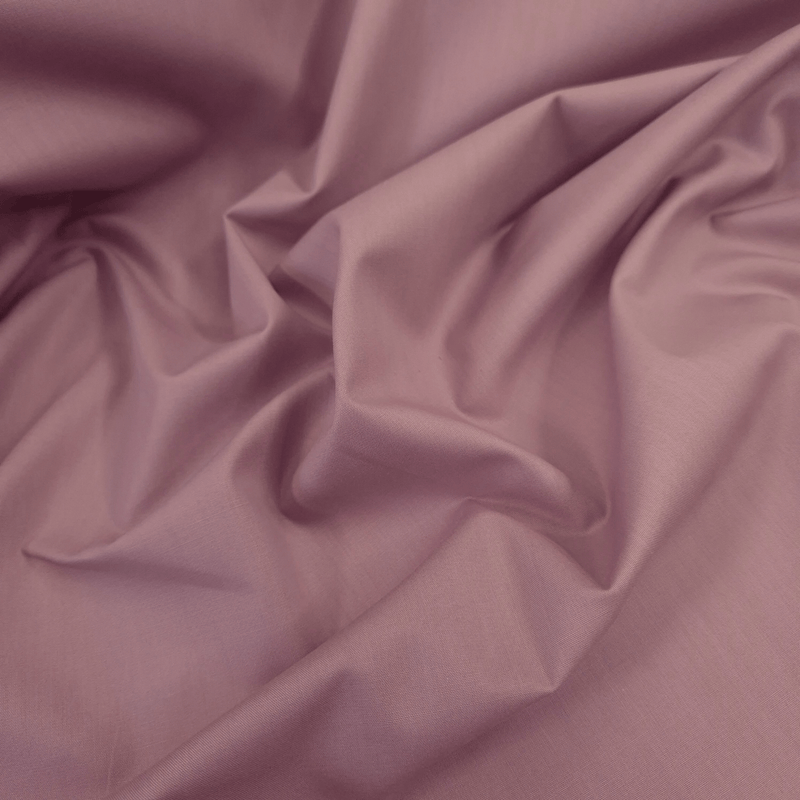Cotone Percalle H 310 cm - ROSA ANTICO SCURO