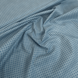 Cotone Americano H 110 cm - MINI QUADRETTI/POLVERE SCURO