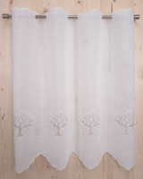 Tenda a vetro ricamata - ALBERO DELLA VITA