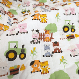 Trapuntato in tela di cotone double face H 140 cm - FATTORIA