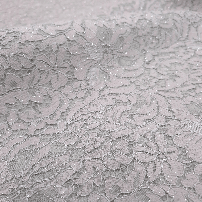 MELANGEGRAUER Wollfilz mit LUREX-SPITZE – Mindestschnitt oder Vielfaches von 25 x 135 cm