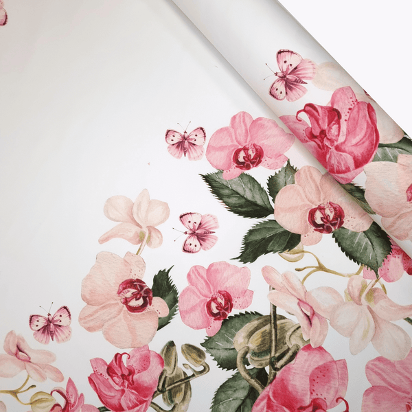 Tessuto per Tovaglie con abbassamento H 160 cm - ORCHIDEE