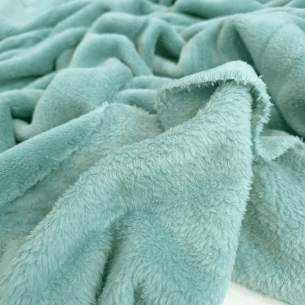 Pile "Coral Fleece" H 150 cm - ACQUA MARINA SCURO