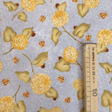 Cotone Americano H 110 cm - ORTENSIE/COCCINELLE E FARFALLE