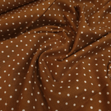 Cotone Americano H 110 cm - POIS RUGGINE