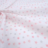 Tessuto Cotone "Collezione Baby Wonderland" H 145 cm - ROSA