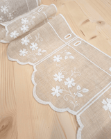 Mantovana H 20 cm - FIORITURA BIANCO/GREZZO