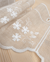 Mantovana H 20 cm - FIORITURA BIANCO/GREZZO