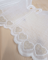 Mantovana H 20 cm - CUORICINI BEIGE