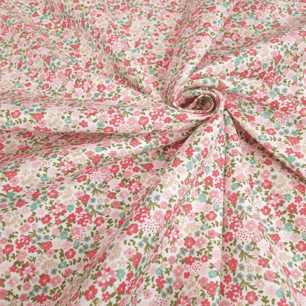 Piquet millerighe H 150 cm - MINI FIORELLINI/ROSA