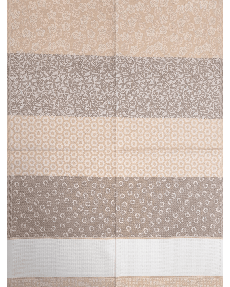 Torchon broderie pur coton - BONHOMME DE NEIGE