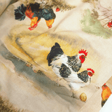 Cotone Fondo Panama Digital H 160 cm - GALLI E GALLINE